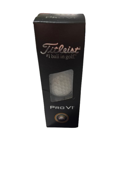 Vist Large View of Product Image Which is Used Titleist PRO V1 - 3 PACK 3 Ball - Golf Ball Sleeve