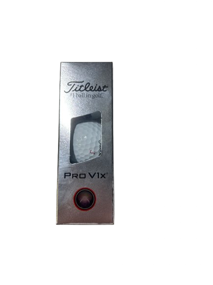 Vist Large View of Product Image Which is Used Titleist PRO V1X - 3 PACK 3 Ball - Golf Ball Sleeve
