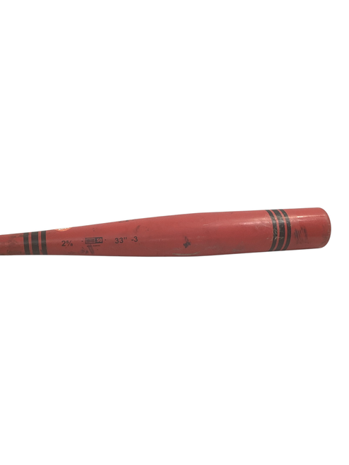 Vist Large View of Product Image Which is Used Victus RBI RED CRAYON BB/SB High School -3 Bat 33"