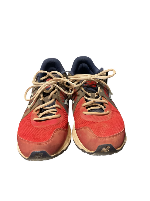 Vist Large View of Product Image Which is Used New Balance R/W/B TURFS BB/SB Cleats Red Senior 11.5