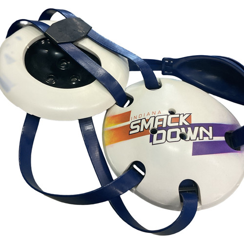 Vist Large View of Product Image Which is Wrestling Headgear White MD