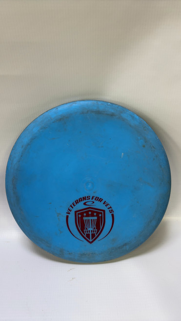 Vist Large View of Product Image Which is Used VETERANS FOR VETS Disc Golf Putter Carolina Blue
