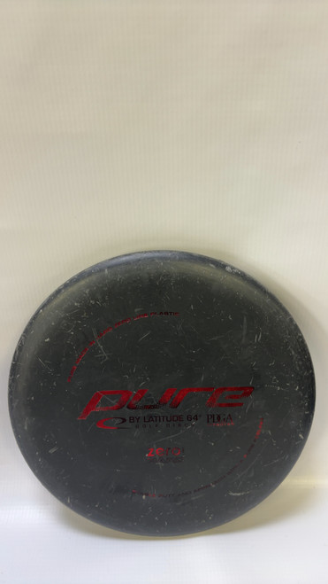 Vist Large View of Product Image Which is Used Latitude 64 PURE Disc Golf Putter Black