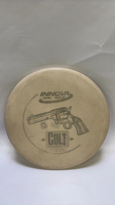 Vist Large View of Product Image Which is Used Innova COLT Disc Golf Putter Tan
