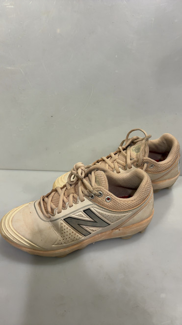 Vist Large View of Product Image Which is Used New Balance BC NEW BALANCE FUSE SR 7 BB/SB Cleats White Senior 7
