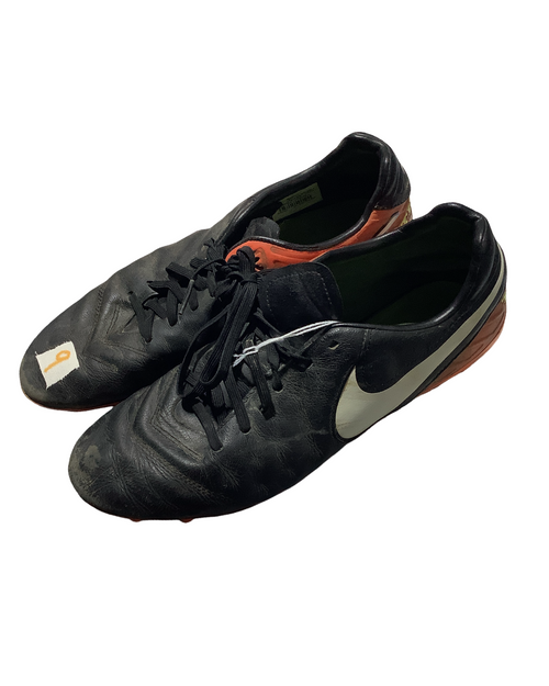 Vist Large View of Product Image Which is Used Nike Soccer Cleats Black Senior 9