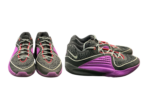 Vist Large View of Product Image Which is Used Nike KD16 Basketball Shoes M Black And Purple Senior 10