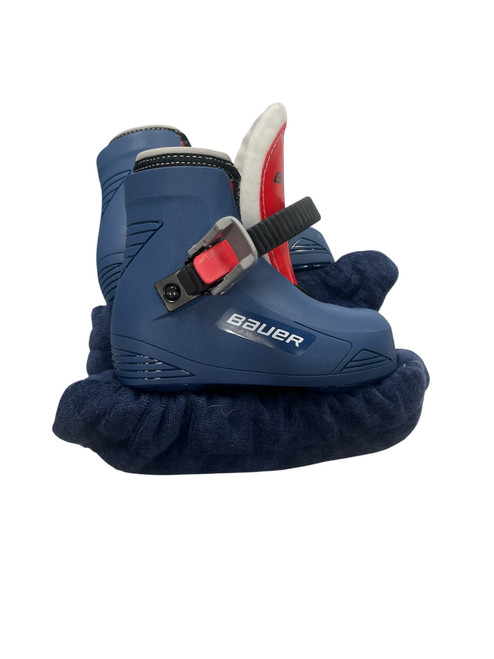 Vist Large View of Product Image Which is Used Bauer LIL CHAMP Youth Hockey Skate Youth 06.0