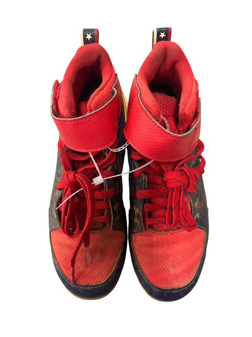 Vist Large View of Product Image Which is Used Under Armour BH BB/SB Cleats Red Junior 02