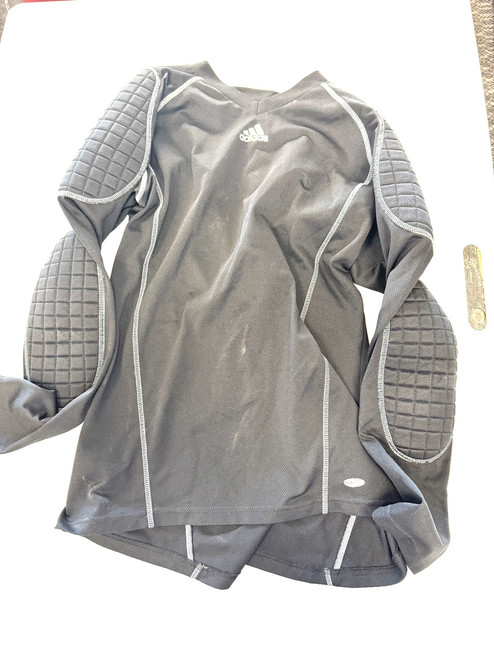 Vist Large View of Product Image Which is Used Adidas CLIMA 365 Soccer Goalie Top Adt Black LG