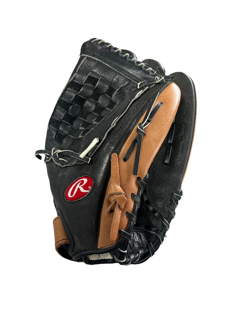 Vist Large View of Product Image Which is Used Rawlings RENEGADE BB/SB Glove RH Throw Brown 12 1/2"