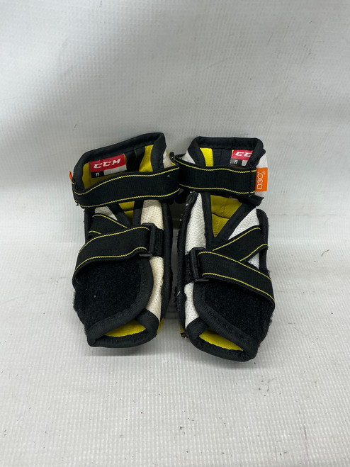 Vist Large View of Product Image Which is Used CCM AS1 Youth Elbow Pads Black LG