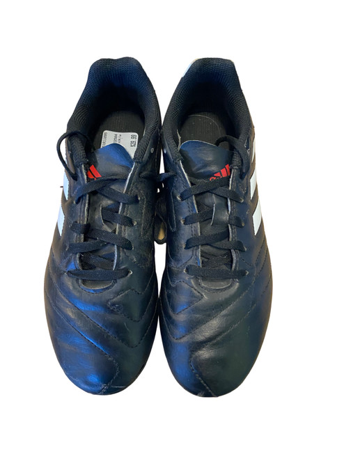Vist Large View of Product Image Which is Used Adidas Soccer Cleats Black Senior 5