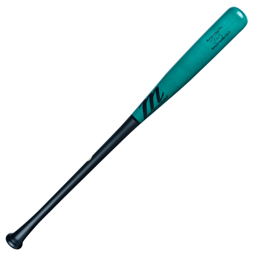 Vist Large View of Product Image Which is Marucci Posey28 Pro Exclusive Maple Wood Baseball Bat, Matt Black/Ocean