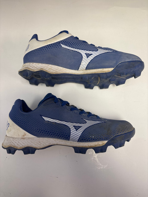Vist Large View of Product Image Which is Used Mizuno BASEBALL CLEAT BB/SB Cleats Royal Blue Junior 02