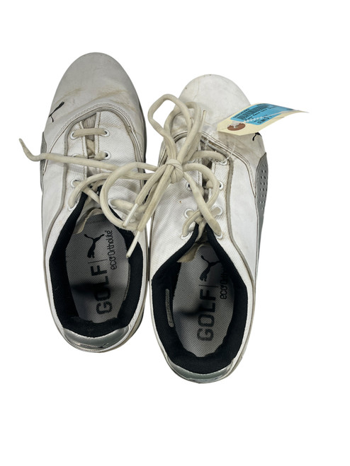 Vist Large View of Product Image Which is Used Puma Mens Golf Shoes White Senior 7