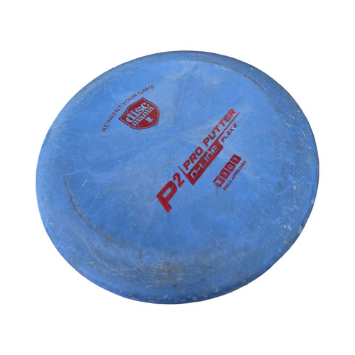 Vist Large View of Product Image Which is Used Discmania P2 DLINE FLEX 2 Disc Golf Putter Royal Blue