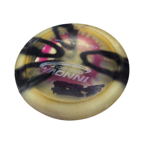 Vist Large View of Product Image Which is Used Innova ARCHON CHAMPION Disc Golf Driver Yellow