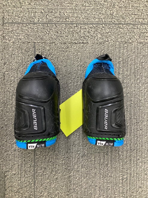 Vist Large View of Product Image Which is Used Bauer X Youth Elbow Pads LG