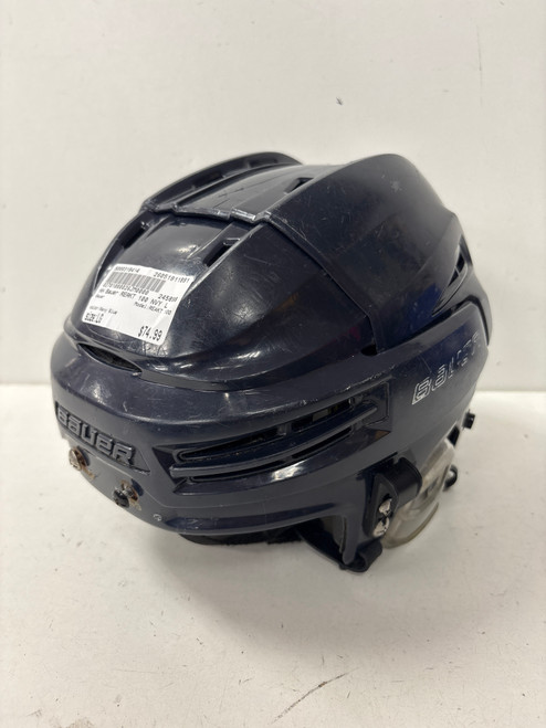 Vist Large View of Product Image Which is Used Bauer REAKT 100 Hockey Helmet Only Navy Blue LG