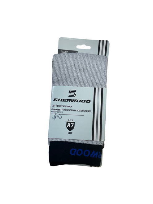 Vist Large View of Product Image Which is New Sher-wood Hockey Sock Black LG