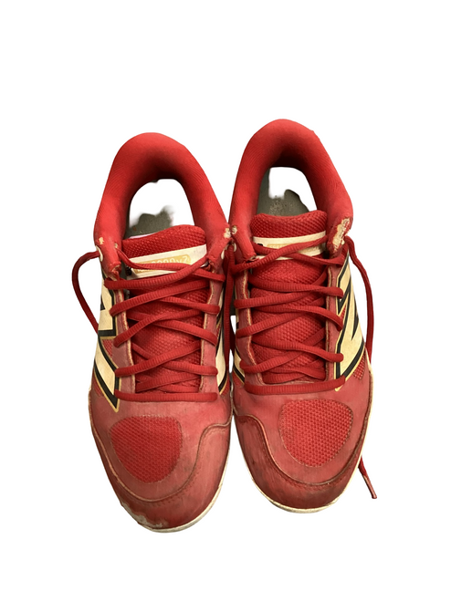 Vist Large View of Product Image Which is Used New Balance FRESH FOAM 3000 V 7 BB/SB Cleats Red Senior 6.5