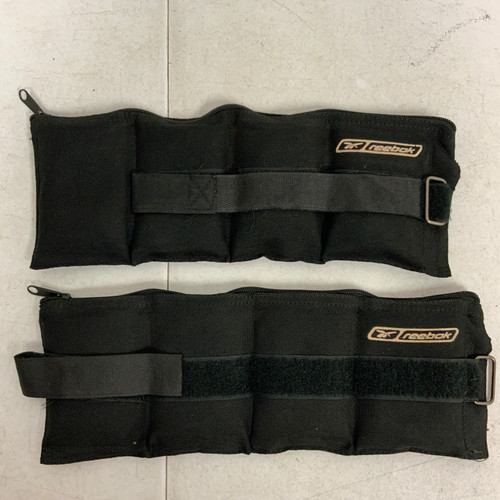 Vist Large View of Product Image Which is Used Reebok 3LBS EACH Ankle Weights Black 2.5 lb