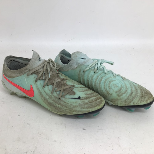 Vist Large View of Product Image Which is Used Nike PHANTOM GX 2 ELITE FJ SR 10 SOCCER CLEAT Soccer Cleats Teal Senior 10