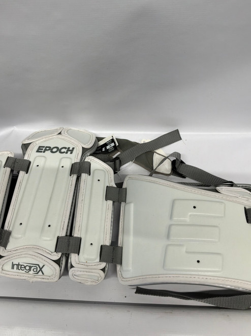 Vist Large View of Product Image Which is Used Epoch MOYEN Lacrosse Rib Pads White MD