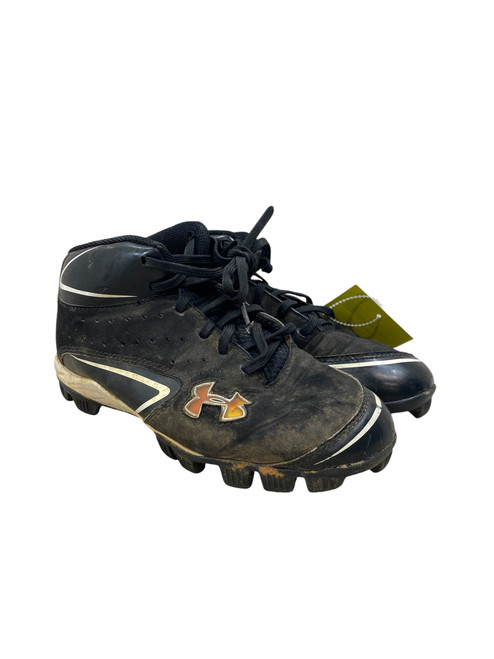 Vist Large View of Product Image Which is Used Under Armour BB CLEATS BB/SB Cleats Black Junior 04