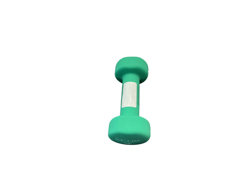 Vist Large View of Product Image Which is Used NEOPRENE Hex Dumbbell (Each) Green 5 lb
