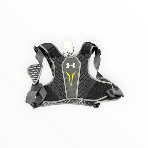 Vist Large View of Product Image Which is Used Under Armour CHEST PAD Lacrosse Shoulder Pads Black MD