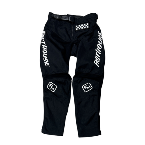 Vist Large View of Product Image Which is Used Fasthouse Youth Motocross Bottom White Medium