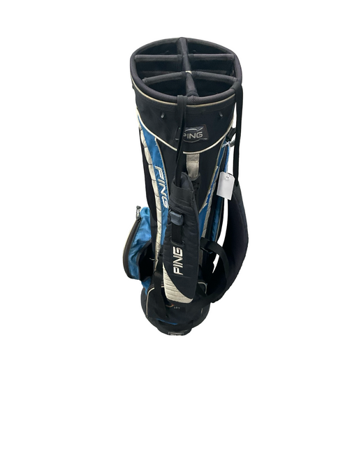 Vist Large View of Product Image Which is Used Ping 6 WAY STAND Mens Stand Bag Black