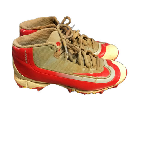 Vist Large View of Product Image Which is Used Nike Huarache 2kfilth Keystone Baseball Cleats Red Junior 04.5