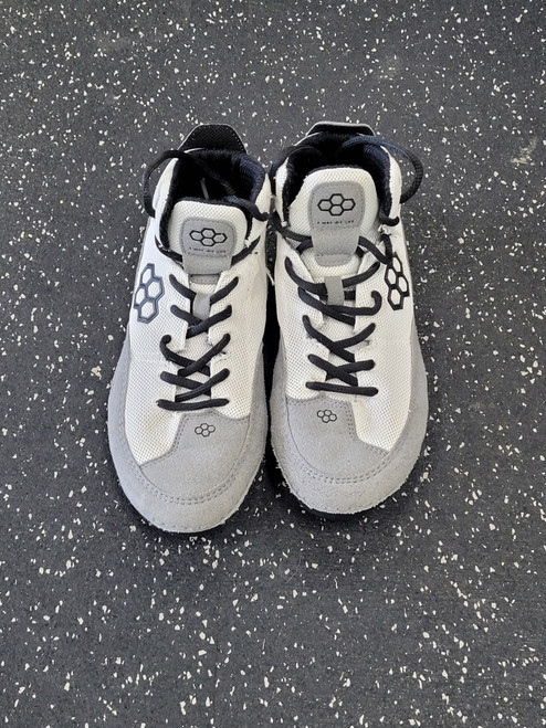 Vist Large View of Product Image Which is Used Wrestling Shoes Grey Senior 5