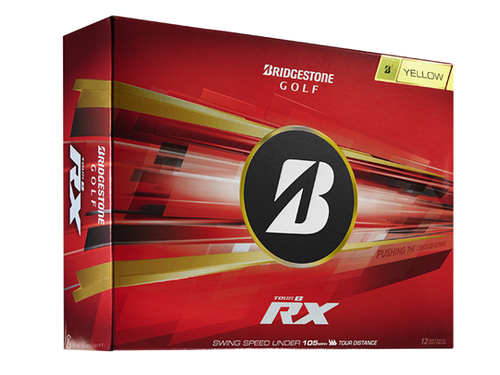 Vist Large View of Product Image Which is Bridgestone Tour B RX Golf Balls Yellow (Dozen) #D6YX6D