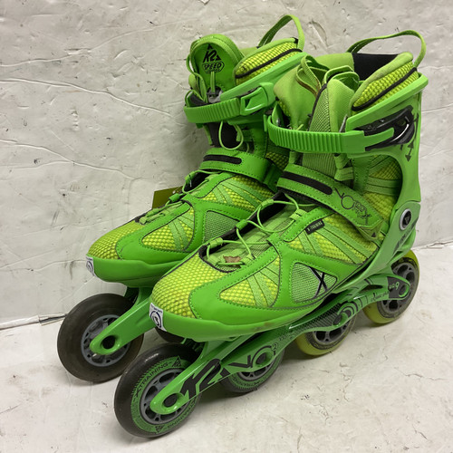 Vist Large View of Product Image Which is Used K2 V02 100X PRO M Senior Rec Fitness Skates Neon Green Senior 13