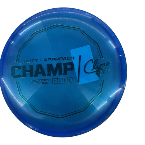 Vist Large View of Product Image Which is Used Discraft CLIMP VICTORY CHAMP Disc Golf Putter Royal Blue 173g