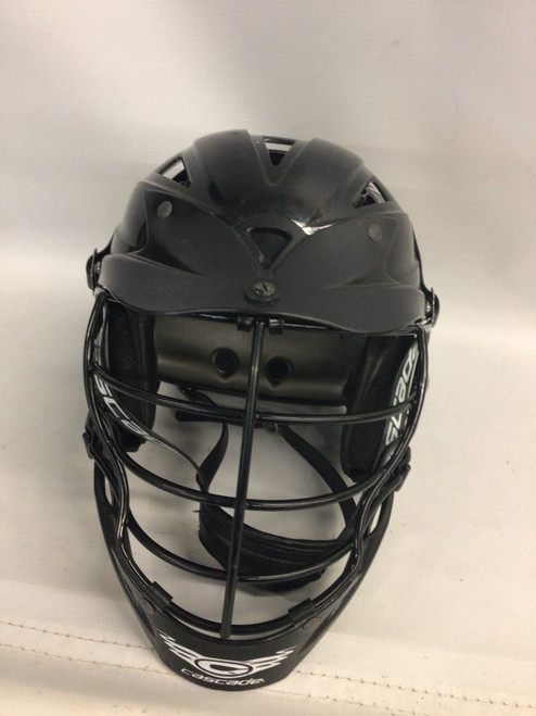 Vist Large View of Product Image Which is Used Cascade CPX R Lacrosse Helmet Black SM