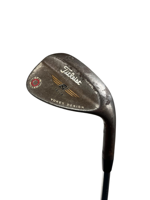Vist Large View of Product Image Which is Used Titleist VOKEY SPIN MILLED Golf Wedge Mens RH 56 Degree