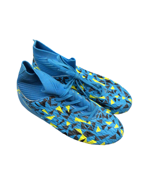 Vist Large View of Product Image Which is Used Soccer Cleats Royal Blue Junior 04
