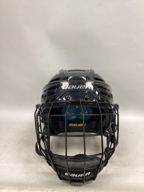 Vist Large View of Product Image Which is Used Bauer REAKT 150 M Helmet Cage Combo Black MD