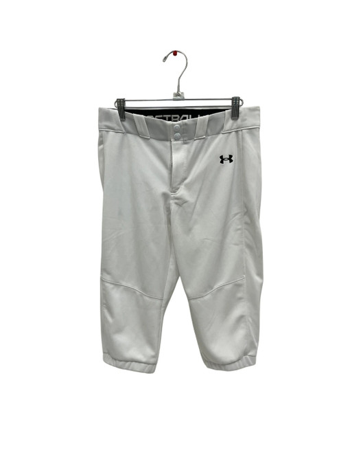 Vist Large View of Product Image Which is Used Under Armour Girls LG White SB Pants