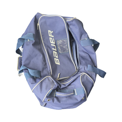 Vist Large View of Product Image Which is Used Bauer Jr Hockey Carry Navy Blue