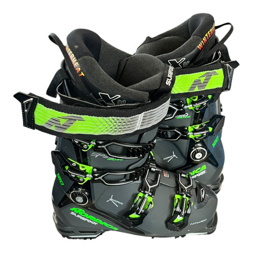 Vist Large View of Product Image Which is Used Nordica SPEED MACHINE 120 Mens DH Ski Boot Grey 255 MP - M07.5 - W08.5