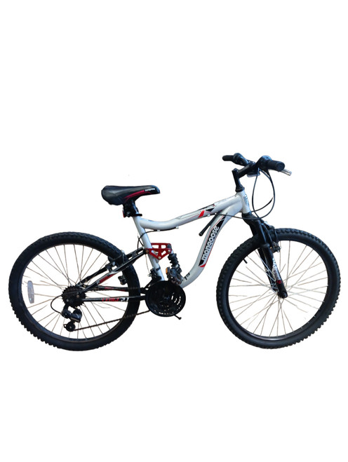 Vist Large View of Product Image Which is Used Mongoose 2.1 LEDGE Mountain Bike Mens Grey 48-52cm - 19-20" - LG Frame