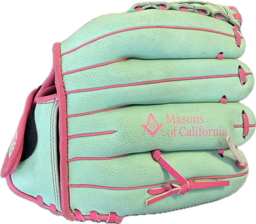 Vist Large View of Product Image Which is Used PADRES BB/SB Glove RH Throw Green 11"