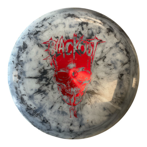 Vist Large View of Product Image Which is Used Doomsday BLACKOUT Disc Golf Driver Grey 174g