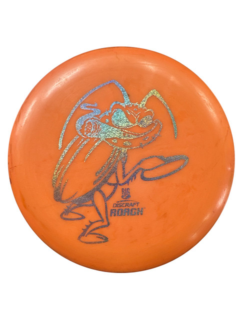 Vist Large View of Product Image Which is Used Discraft ROACH Disc Golf Putter Orange